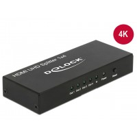 Przełącznik Splitter HDMI 1 Nadajnik->4 OdBiorniki Ultra Hd 4k Delock