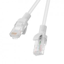 Patchcord Kat5e 0.5m Szary Lanberg