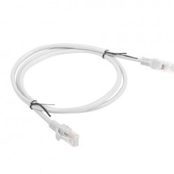 Patchcord Kat5e 1m Szary Lanberg