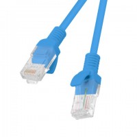 Patchcord Kat5e 0.25m Niebieski Lanberg