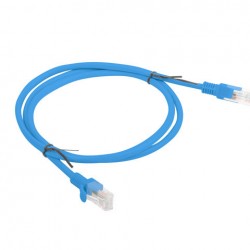 Patchcord Kat5e 1m Niebieski Lanberg