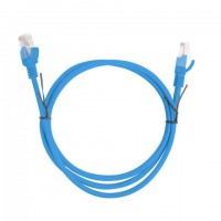 Patchcord Kat5e 1m Niebieski Lanberg