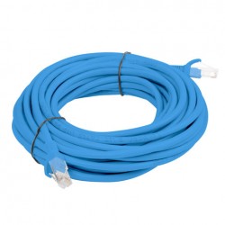 Patchcord Kat5e 20m Niebieski Lanberg