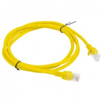 Patchcord Kat5e 1.5m Żółty Lanberg