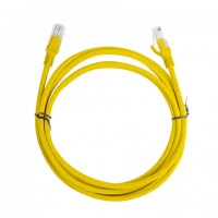 Patchcord Kat5e 2m Żółty Lanberg