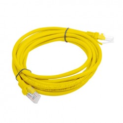 Patchcord Kat5e 3m Żółty Lanberg