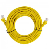 Patchcord Kat5e 5m Żółty Lanberg