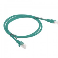 Patchcord Kat5e 1m Zielony Lanberg