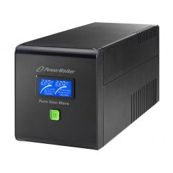 UPS Powerwalker Line-Interactive 750VA 4x 230V Pl, Pure Sine Wave, Rj11/45 In/Out, USB, LCD