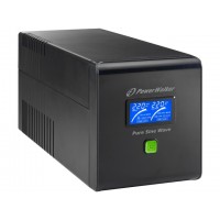 UPS Powerwalker Line-Interactive 1000VA 4x 230V Pl, Pure Sine Wave, Rj11/45 In/Out, USB, LCD