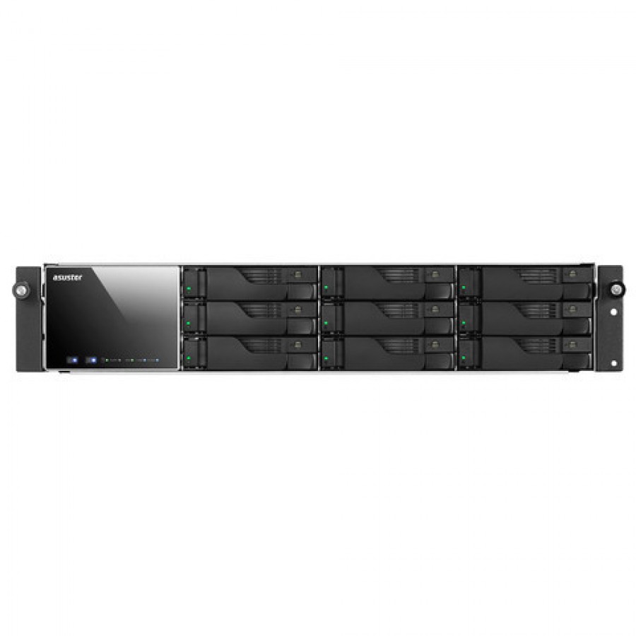 Sieciowy Serwer Plików NAS 2u Rack, 9-Dyskowy, Asustor As7009rd