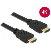 Kabel HDMI-HDMI High Speed Ethernet 4k 0.5m Delock