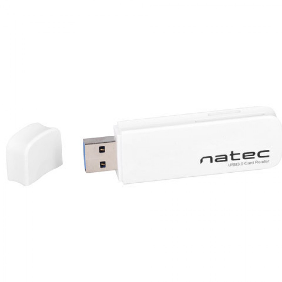 Czytnik Natec Mini Natec Scarab SD, Micro SD USB 3.0 White