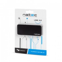 Hub USB 3.0 Natec Triton 2 4-Port Aluminiowy