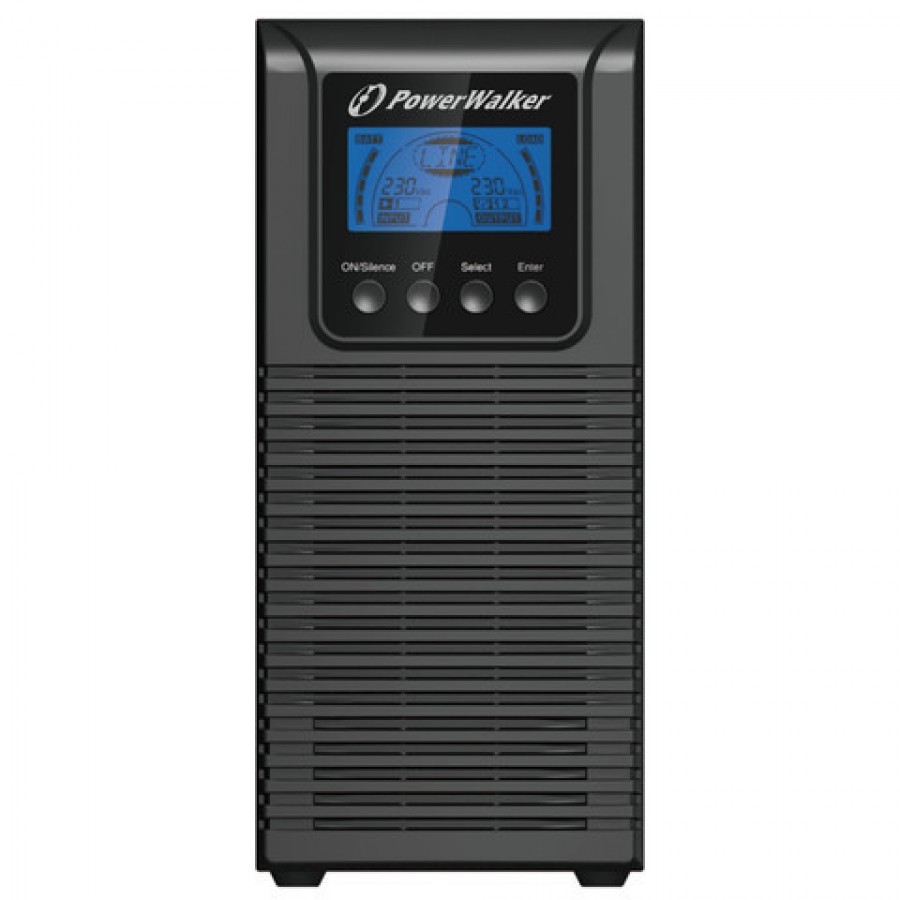 UPS Powerwalker On-Line 1000VA Tgs 3x IEC Out, USB/RS-232, LCD, Tower, Epo