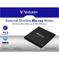 Nagrywarka Zewnętrzna Verbatim Blu-Ray X6 USB3.0+ M-Disc