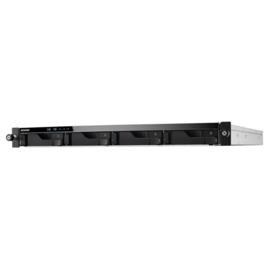 Sieciowy Serwer Plików NAS 1u Rack, 4-Dyskowy, Asustor AS6204RS