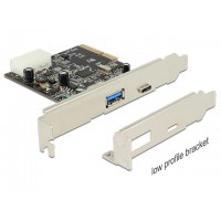 Karta PCI Express->USB-A 3.1 + USB Type-C 3.1 Delock