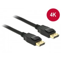 Kabel Displayport 1.2 M/M 2m 4k (19 Pin) Delock