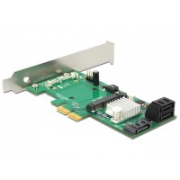 Karta PCI Express->Hybrydowy Sata Internal X3 6Gb/s + Msata X1 Delock