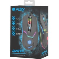 Mysz Dla Graczy Fury Hunter 4800dpi Optyczna Z Oprogramowaniem