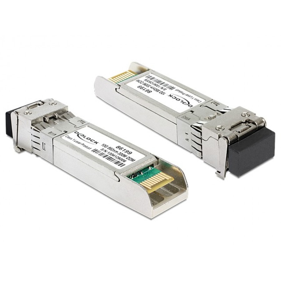 Moduł Sfp+ 10gbase-Sr Długość Fali:850 Nm 300m Wielomodowe Lc-Duplex 10Gb/s Delock