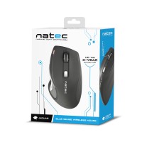 Mysz Natec Jaguar Blue Sense Black Bezprzewodowa 2.4Ghz