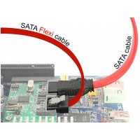 Kabel Sata Data III 6Gb/s 30cm Flexi Red Delock