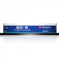 BD-R Verbatim 25GB X6 Printable Datalife Cake 10