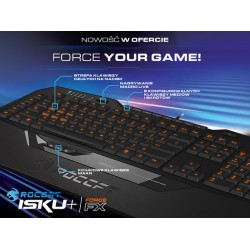 ROCCAT ISKU+ FORCE FX analogowa klawiatura