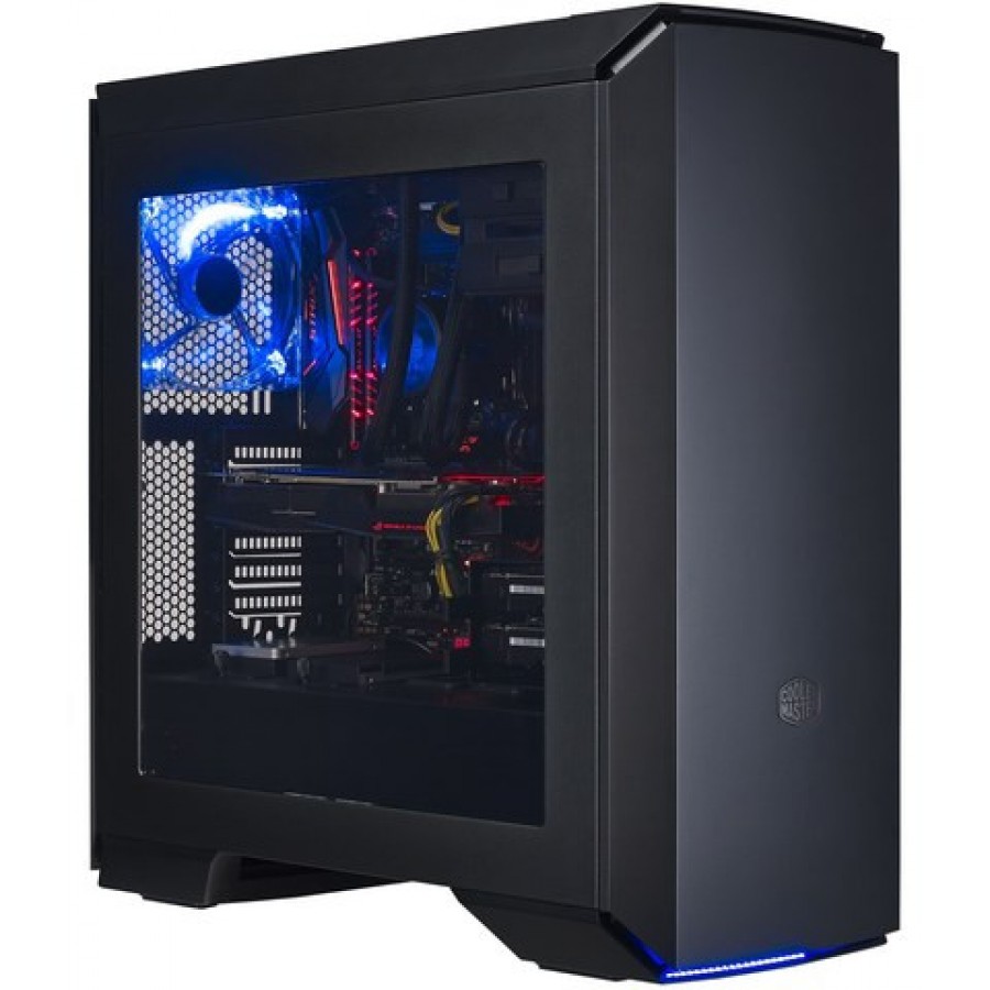 Obudowa Cooler Master Mastercase Pro 6 Blue LED Midi Tower USB 3.0, Z Oknem