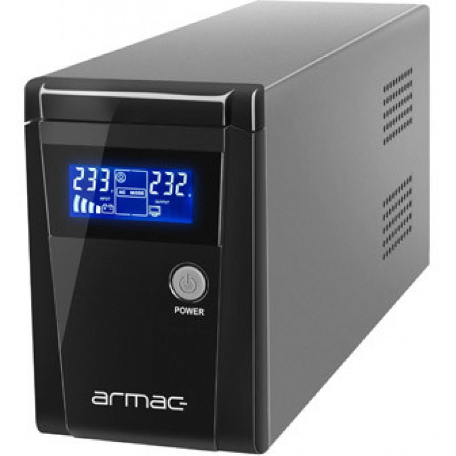 UPS Armac Office 850e LCD 2 Polskie Gniazdka 230V Metalowa Obudowa