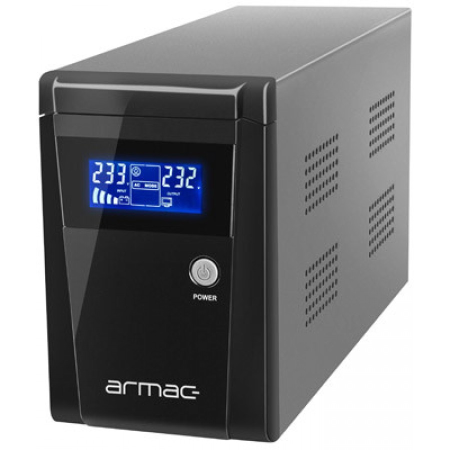 UPS Armac Office 1000e LCD 3 Polskie Gniazdka 230V Metalowa Obudowa