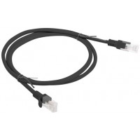 Patchcord Kat5e 1m Czarny Lanberg