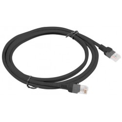 Patchcord Kat5e 2m Czarny Lanberg