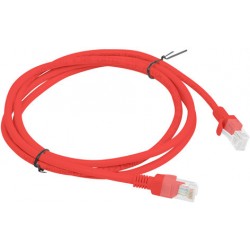 Patchcord Kat5e 1.5m Czerwony Lanberg