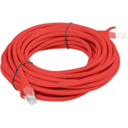 Patchcord Kat5e 5m Czerwony Lanberg