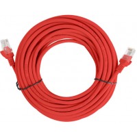 Patchcord Kat5e 5m Czerwony Lanberg