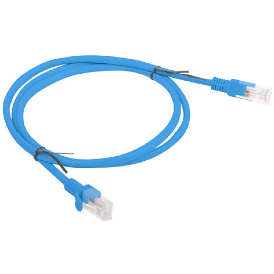 Patchcord Kat6 1m Niebieski Lanberg