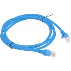 Patchcord Kat6 1.5m Niebieski Lanberg