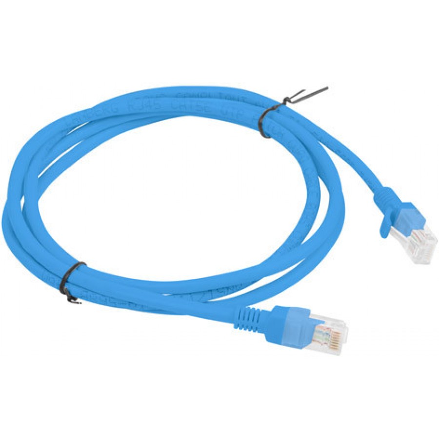 Patchcord Kat6 1.5m Niebieski Lanberg