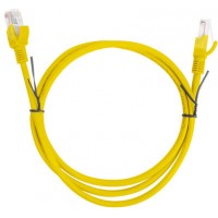 Patchcord Kat6 1m Żółty Lanberg