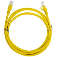 Patchcord Kat6 2m Żółty Lanberg