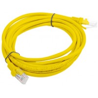 Patchcord Kat6 3m Żółty Lanberg