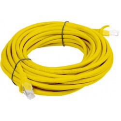 Patchcord Kat6 5m Żółty Lanberg