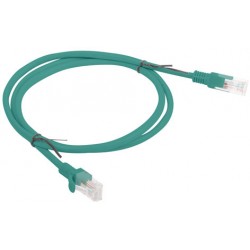 Patchcord Kat6 1m Zielony Lanberg