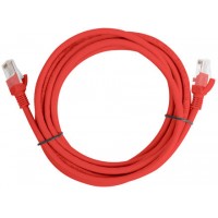 Patchcord Kat6 3m Czerwony Lanberg