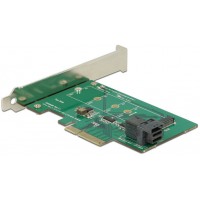 Karta PCI Express X4->M.2 Nvme + 1x Sff-8643 Nvme Low Profile Delock