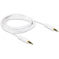 Kabel Stereo Jack 3.5mm 4pin M/M 3m Biały Delock