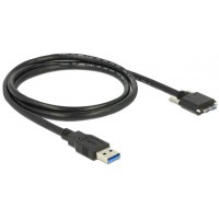 Kabel USB Micro Am-Bm 3.0 3m +ŚRUBY Montażowe Micro USB Delock